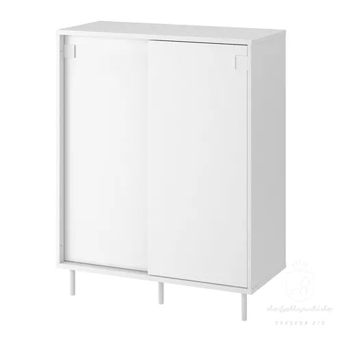KHAYRUN shoe cabinet/storage, white, 80x35x102 cm