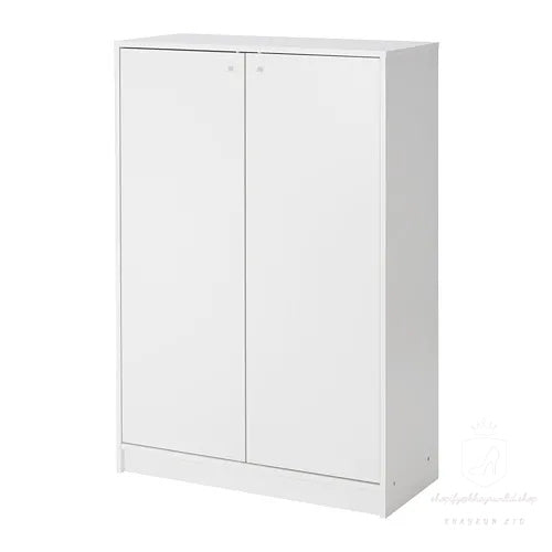 KHAYRUN shoe cabinet/storage, white, 80x35x117 cm